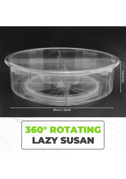 Lazy Susan, Tembel Susan Kabine Organizatörü, Kiler Organizasyonu, Tezgah, Raf, Masa, Banyo, Açık (Yurt Dışından) indirimleri