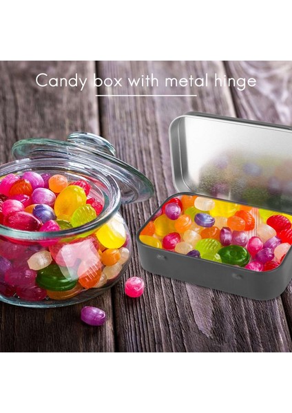 95X60X21MM Siyah Teneke Kutu Siyah Metal Kutu ile Mat Şeker Kutusu Küçük Kutu (Yurt Dışından) fiyatları