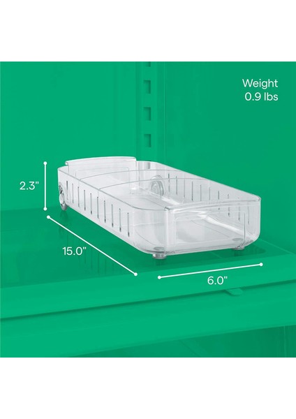 2 Paket Buzdolabı Çekmecesi Depolama Kutusu Mutfak Dondurucu Bölme Saklama Kutusu Ürünleri Saklama Kutusu (Büyük) (Yurt Dışından) indirimleri