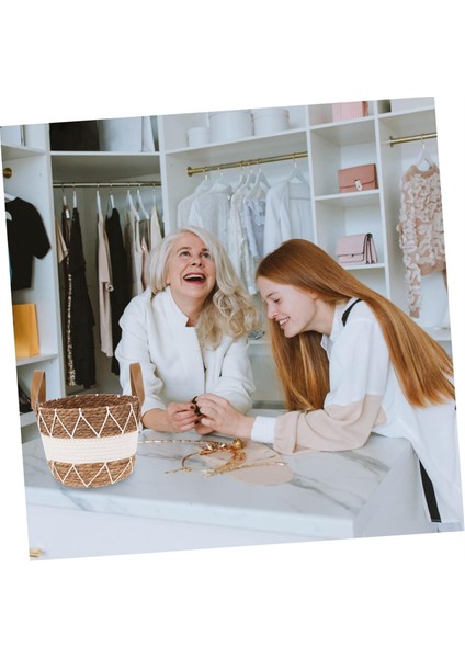 Oturma Odası, Yatak Odası, Banyo, Yastık, Havlu, Ayakkabı Için Dokuma Battaniye Sepeti Için Boho Dekoratif Depolama Sepeti (Yurt Dışından) modelleri
