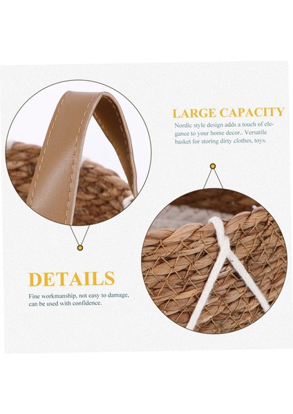 Oturma Odası, Yatak Odası, Banyo, Yastık, Havlu, Ayakkabı Için Dokuma Battaniye Sepeti Için Boho Dekoratif Depolama Sepeti (Yurt Dışından) indirimleri