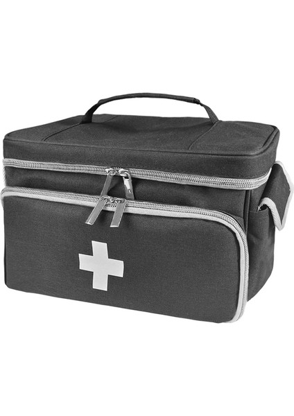 Medicine Depolama Çantası Boş Kilitlenebilir Hap Şişe Organizatör Portatif Fermuarlı Torbalar ile Ev Seyahati Için Ilaç Kutusu, C (Yurt Dışından)