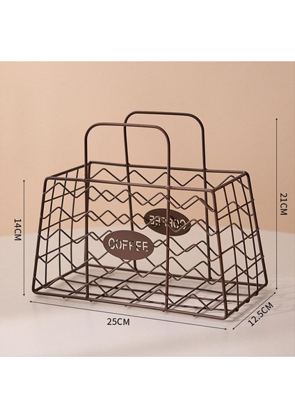 Kahve Pod Sepet Kahve Barı Aksesuarlar Kremalı Tutucu Espresso Kapsül Tutucu Otel Sayaç Kahve Barı, A (Yurt Dışından) modelleri