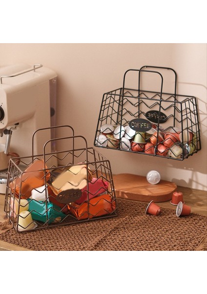 Kahve Pod Sepet Kahve Barı Aksesuarlar Kremalı Tutucu Espresso Kapsül Tutucu Otel Sayaç Kahve Barı, A (Yurt Dışından) fırsatları