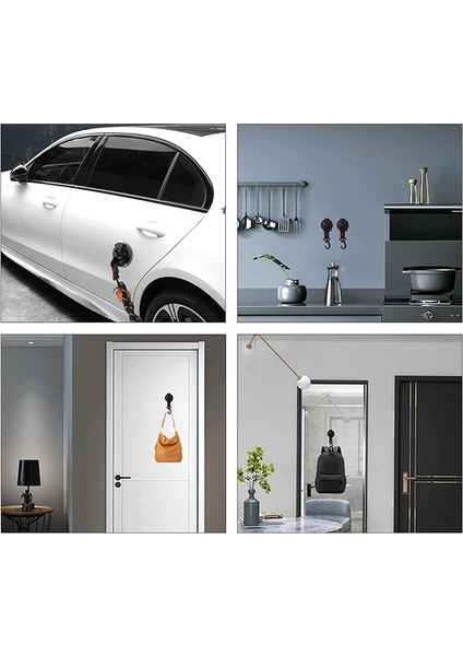 Emme Fincanı Bağlantı Ile, 4 Parçalı Vantuz Kancaları Ekstra Güçlü Emme Fincanı Montaj Kancaları Araba Için (Yurt Dışından) modelleri