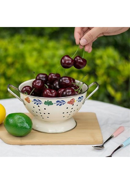 Metal Tel Meyve Kase Çanak Şeker Sepeti Tutucu Meyve Sepeti Drenaj Kevnel Sebze Süzgeç Plakası B (Yurt Dışından) fırsatları