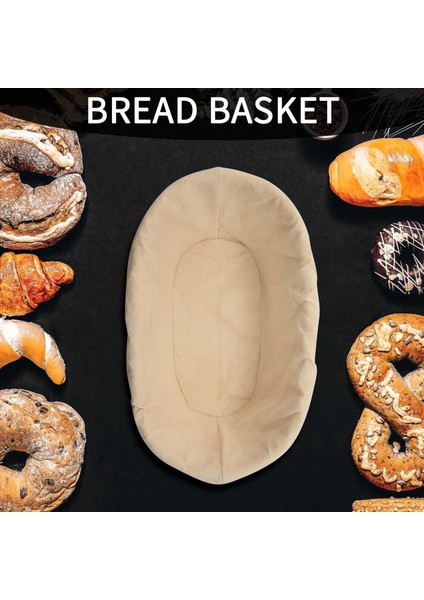 2 Paket 10 Inç Oval Şekilli Ekmek Prova Sepeti - Fırıncılar Için Hamur Kase Hediyeleri Hamile Ekmek Için Sepetler Için Sepetler Için Sepetler (Yurt Dışından) fiyatları