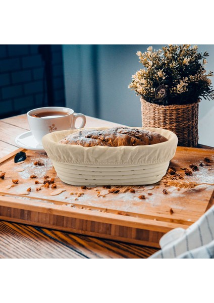 2 Paket 10 Inç Oval Şekilli Ekmek Prova Sepeti - Fırıncılar Için Hamur Kase Hediyeleri Hamile Ekmek Için Sepetler Için Sepetler Için Sepetler (Yurt Dışından) fırsatları