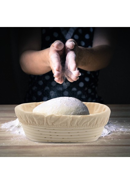 2 Paket 10 Inç Oval Şekilli Ekmek Prova Sepeti - Fırıncılar Için Hamur Kase Hediyeleri Hamile Ekmek Için Sepetler Için Sepetler Için Sepetler (Yurt Dışından) indirimleri