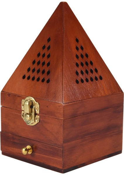 Ahşap Agarwood Sandal Ağacı Kutusu Tütsü Brülör Brülör Antika Aromaterapi Brülör Yaratıcı Piramit Içi Boş Tütsü Kutusu (Yurt Dışından) fiyatları