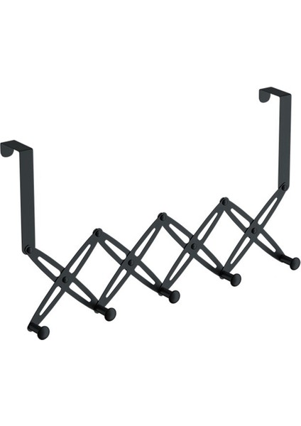 Kapı Kancalarının Üzerinde, Kapı Askısının Üzerinde Geri Çekilebilir Paslanmaz Çelik, Genişletilebilir Havlu Ceket Rafı Beş Kancayı Asılı (Yurt Dışından)