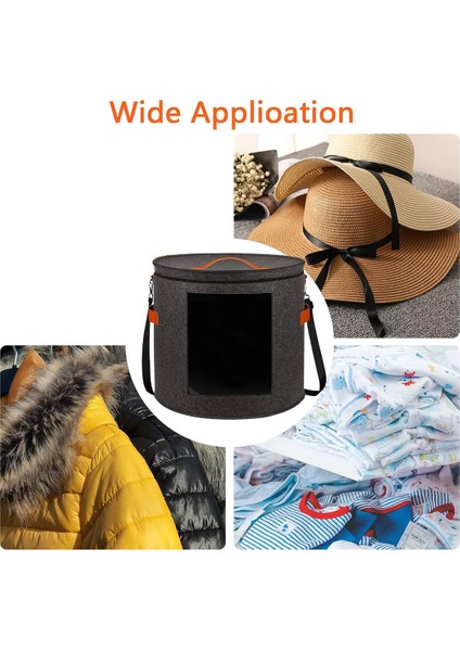 Kadınlar ve Erkekler Için Şapka Depolama Kutusu, 19INCH D x 17INCH H Şapka Kutuları Seyahat Yuvarlak Şapka Düzenleyici Kutusu Toz Geçirmez Kapalı (Yurt Dışından) indirimleri