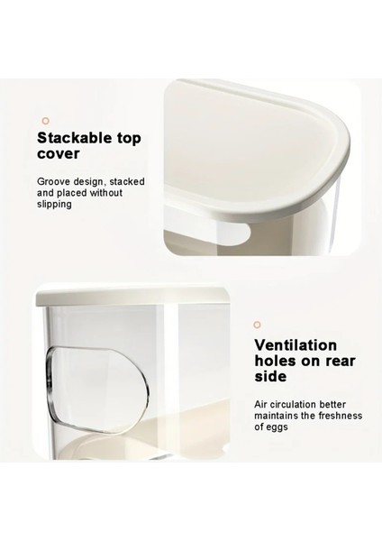 Buzdolabı Yumurta Depolama Kutusu Otomatik Kaydırma Yumurta Evi Büyük Kapasiteli Mutfak Özel Rulo Yumurta S (Yurt Dışından) fiyatları