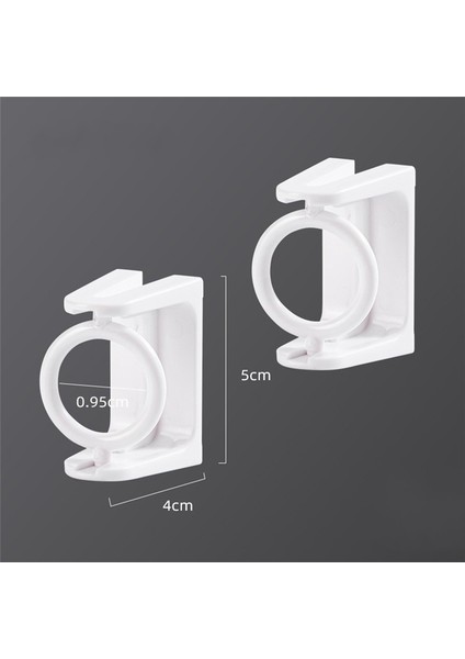 10 Adet Perde Çubuk Tutucu Kelepçe Kancaları Kendi Kendine Yapışkan Giysiler Demiryolu Braketi 360 Rotasyon Üçgen Halkası Ayarlanabilir Kancalar (Yurt Dışından) fiyatları