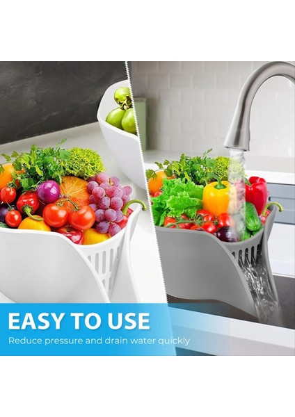 Meyveler Sebzeler Drenaj Kase Mutfak Mutfak Süzgeç Silikon Drenaj Sepet Huni Mutfak Malzemeleri Aksesuarlar, B (Yurt Dışından) fırsatları