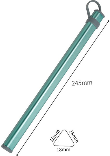Yemek Çubukları Depolama Tüpleri Alüminyum Alaşım Kutusu Titanyum Çubukları Için Çoban Olmadan Saklama Kutusu Yeşil (Yurt Dışından) indirimleri