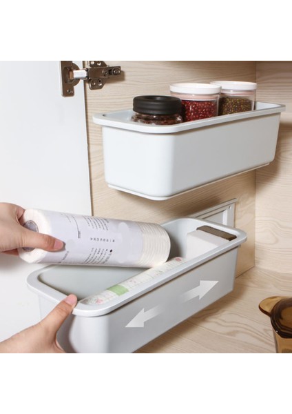Çizilebilir Dolap Depolama Kutusu Banyo ve Mutfak Dolapları Depolama Çekmeceleri Çok Amaçlı Lavabo Organizasyonu Beyaz (Yurt Dışından) fiyatları