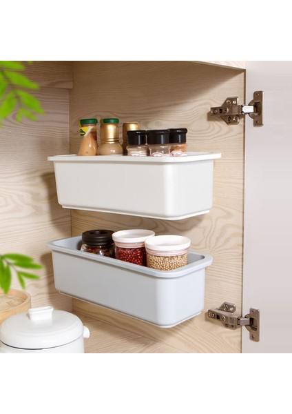 Çizilebilir Dolap Depolama Kutusu Banyo ve Mutfak Dolapları Depolama Çekmeceleri Çok Amaçlı Lavabo Organizasyonu Beyaz (Yurt Dışından) modelleri