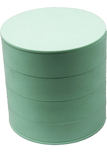 Takı Depolama Kutusu Dönen Takı Aksesuarları Depolama Tepsisi Kapak Kutusu Küpe Takı Depolama Kutusu Yeşil (Yurt Dışından)