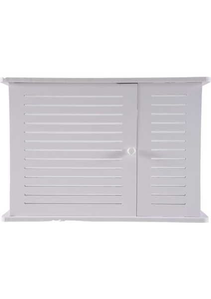 Kablosuz Wifi Yönlendirici Saklama Kutuları Ahşap Kutu Kablo Gücü Plus Tel Braket Duvar Asma Tapa Tahtası Rafı -Single Kapı (Yurt Dışından)