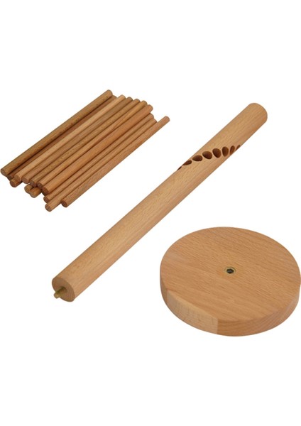 Makarna Kurutma Rafı, Ahşap Makarna Kurutma Rafı, Katlanabilir Spagetti Erişte Kurutma Makinesi, 16 Süspansiyon Çubuğu ile Makarna Askı Rafı (Yurt Dışından) fiyatları