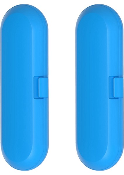 2 Adet Korunabilir Elektrikli Diş Fırçası Seyahat Kutusu Evrensel Diş Fırçası Saplı Diş Fırçası Kafaları Tutucu, Mavi Için (Yurt Dışından)