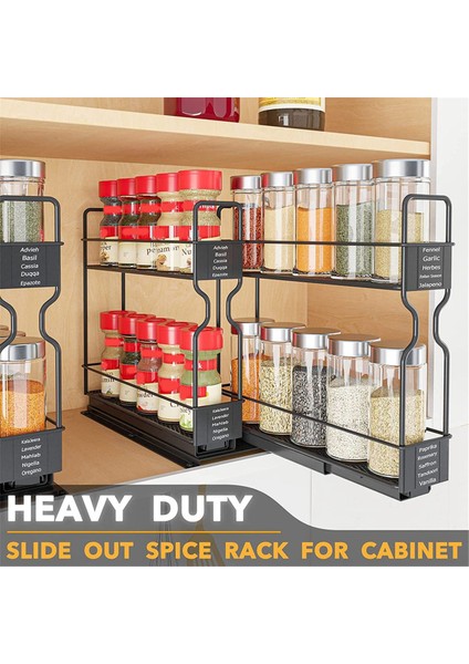 Spice Raf Organizatörü, Mutfak Dolabı Için Sarabı Rafı 2 Terek Çek, Küçük Alan Için Spice Çekmece Organizatör Rafı (Yurt Dışından) modelleri