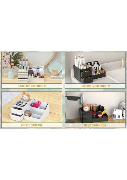 Makyaj Organizatörü, Tezgahta Cilt Bakımı Organizatörleri, Kozmetik Depolama Organizatörü Cilt Bakımına Uyuyor, Losyonlar, Rujlar B (Yurt Dışından) fırsatları