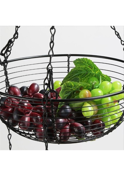 3 Katmanlı Asılı Sepet Meyve Organizatörü Mutfak Ağır Hizmet Tel Organizatör Tel Metal Tavan Kancaları Siyah Tel Sepet (Yurt Dışından) modelleri