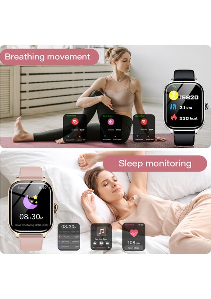 H9 Pro Max Akıllı Saat Bluetooth Çağrı Mesaj Hatırlatıcısı 24 Saat Sağlık Izleme Erkekler Kadınlar Için (Yurt Dışından) modelleri