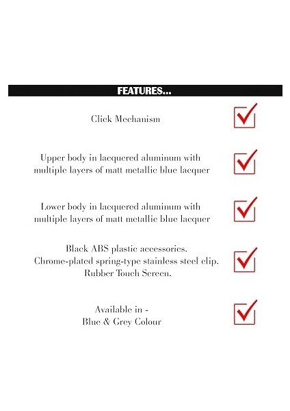 T108 Stylus Tükenmez Kalem Mavi fiyatları