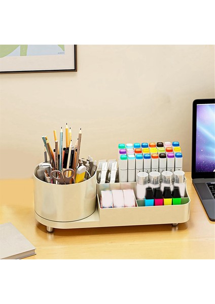 Vanity 360 ° Dönen Kozmetik Ekran Çantası Için Büyük Kapasiteli Makyaj Fırçası Organizatörü Kozmetik-B Için Makyaj Fırçaları Kupası (Yurt Dışından) indirimleri