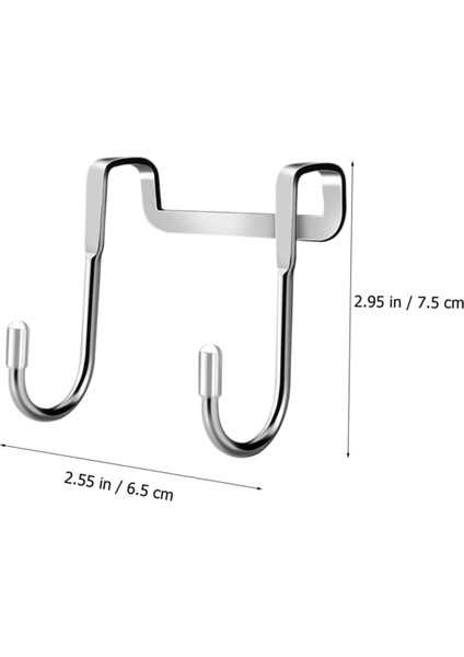 4pcs Çift Kanca Kapı Kanca Banyo Askısı Duş Havlu Şapka Organizatör Raf Şapka Kancaları Şapka Askı Askı Askıları (Yurt Dışından) fırsatları