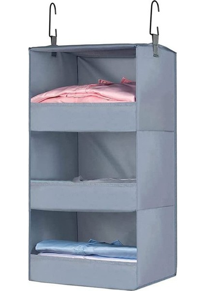 3 Raf Asılı Dolap Organizatör ve Depolama, Katlanabilir Asılı Dolap Rafları, Dolap Siyahı Için Asılı Organizatör (Yurt Dışından) fiyatları