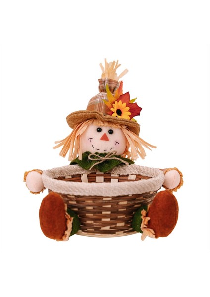 Hasat Sezon Bebek Şeker Sepeti Meyve Sepeti Sevimli Bebek Dekorasyon Sonbahar Dekorasyon Bebek B (Yurt Dışından)