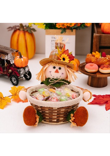 Hasat Sezon Bebek Şeker Sepeti Meyve Sepeti Sevimli Bebek Dekorasyon Sonbahar Dekorasyon Bebek B (Yurt Dışından) fırsatları