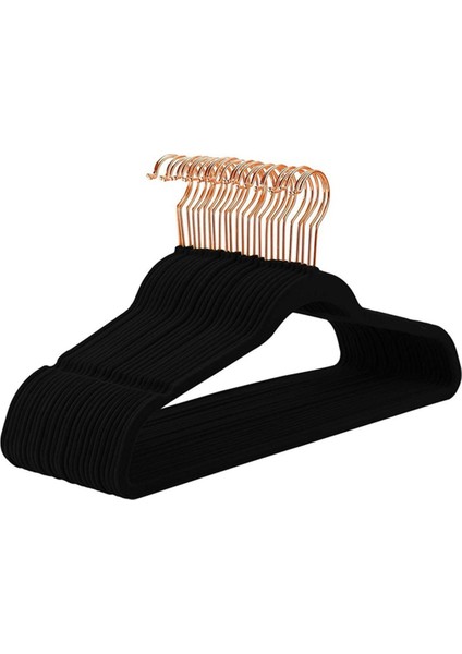 Ince Kadife, Kaymaz Takım Elbise Askıları Ceket Askısı, Bej Gümüş Kanca (Yurt Dışından) fiyatları