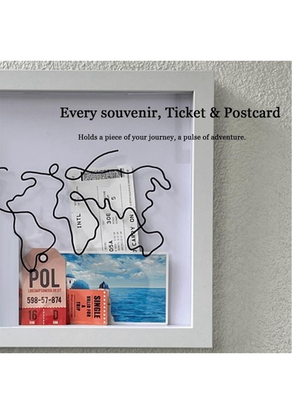 1pcs Macera Arşiv Kutusu, Hatıra Koleksiyoncusu Kutusu, Bilet Gölge Kutusu, Biletler Için Saklama Kutusu, Kartpostallar, Hediyelik Eşyalar Siyah, L (Yurt Dışından) modelleri