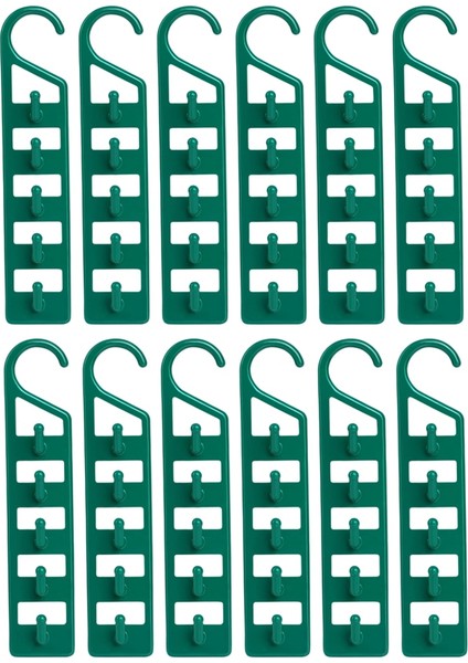 Giysiler Için Alan Tasarlayan Askılar, Gömlek, Pantolon, Kot, Sweaters Için Çok Dolap Uzay Koruyucular - Askı Organizatörü 12 Pcs (Yurt Dışından)