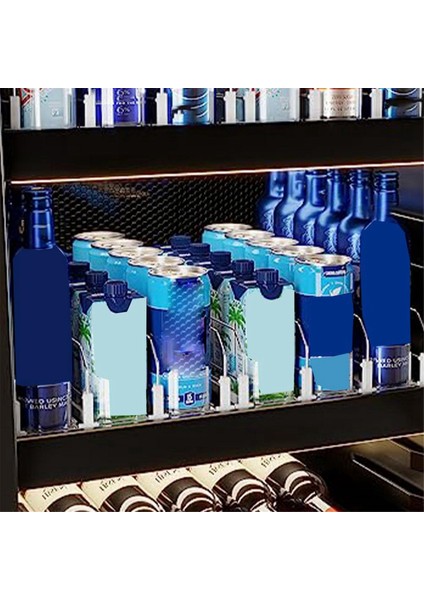 Buzdolabı Içecek Dispenser Kendi Kendine Tahrikli Içecek Organizatör Şişesi ve Dağıtıcı (Yurt Dışından) indirimleri