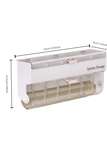 Duvara Monte Edilmiş Çorap Saklama Kutusu-Gardırop, Yatak Odası Külotu, Veri Kablosu Konteyneri Için Alan Tasarruflu Iç Çamaşırı Organizatörü (Yurt Dışından) fiyatları
