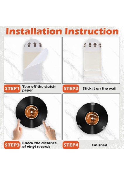 Akrilik Vinil Kayıt Asma Raf Duvarı Montajlı 30 Pc Kendinden Yapışkan Vinil Kayıt Duvar Ekran Raf Vinil Depolama Rafı (Yurt Dışından) fırsatları