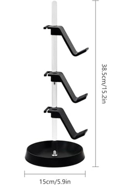 Şeffaf Tüp Denetleyicisi Tüm Universal Gaming Pc Aksesuarları Için Stand Ayarlanabilir Oyun Denetleyicisi Kulaklık Askı, A (Yurt Dışından) modelleri