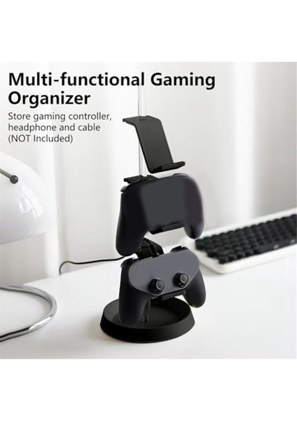 Şeffaf Tüp Denetleyicisi Tüm Universal Gaming Pc Aksesuarları Için Stand Ayarlanabilir Oyun Denetleyicisi Kulaklık Askı, A (Yurt Dışından) fırsatları