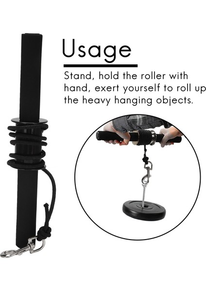 Bilek Roller Egzersiz Trainer Önkol Güç Egzersizi Silindiri Önkol Ağırlıkları Fitness Için Kavrama Egzersiz (Yurt Dışından) fiyatları