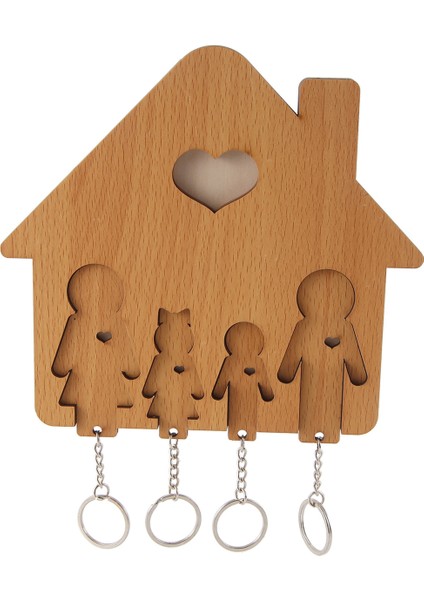 Ahşap Anahtar Tutucu Duvara Monte Anahtar, Ahşap Anahtar Raf Anahtar Tutucu Duvar Için Anahtar Kancalar Ailesi (Yurt Dışından) fiyatları