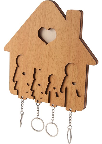 Ahşap Anahtar Tutucu Duvara Monte Anahtar, Ahşap Anahtar Raf Anahtar Tutucu Duvar Için Anahtar Kancalar Ailesi (Yurt Dışından) modelleri