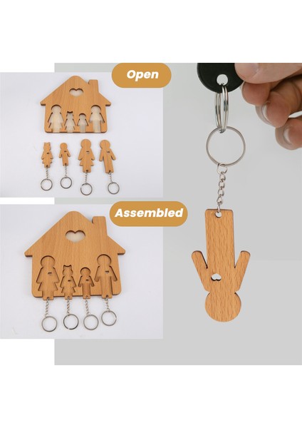 Ahşap Anahtar Tutucu Duvara Monte Anahtar, Ahşap Anahtar Raf Anahtar Tutucu Duvar Için Anahtar Kancalar Ailesi (Yurt Dışından) fırsatları