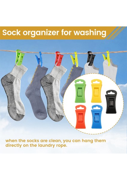 60 Çamaşır Makinesi ve Kurutma Makinesi Için Çorap Klipsleri, Kancalı Çorap Klipsleri, Çorap Tutucu Çamaşır Makinesi, Doğrudan Çekmeceye (Yurt Dışından) fırsatları