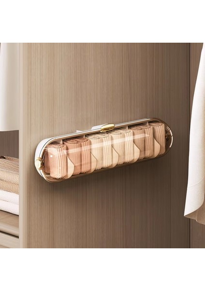 Duvara Monte Iç Çamaşırı ve Çorap Organizatörü-Yatak Odası Gardıropu Için Toz Geçirmez Saklama Kutusu, Verimli Alan Tasarrufu Tasarımı (Yurt Dışından) fiyatları